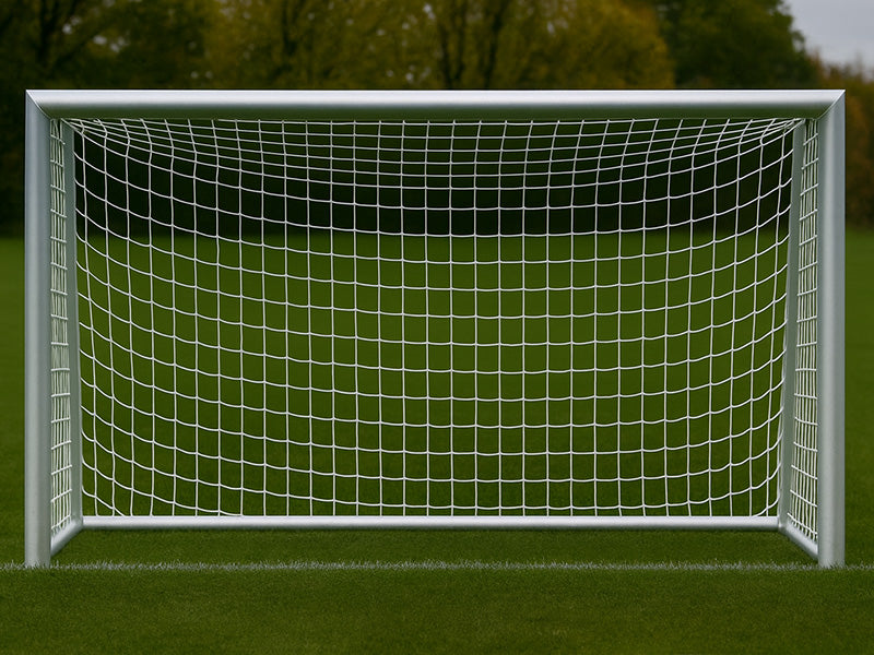 pupillen doel met wit doelnet 5x2x1x2 m