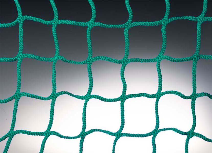 close-up UV gestabiliseerd knoop loos P-doel groen net