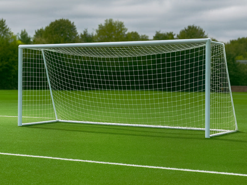 wit pupillen doelnet 5x2x1x1 met 4mm draad dikte en maaswijdte 120mm