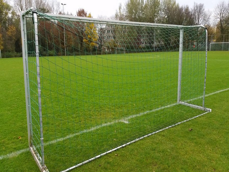 pupillen/junioren doel met groen doelnet 5x2x1x1m 3mm draad dikte 120mm maaswijdte