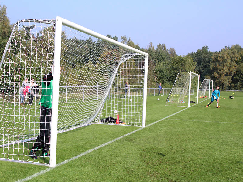 regulierendoelen met witte doelnetten
