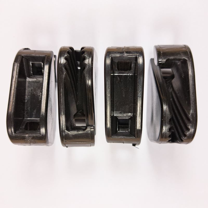 4 stuks touwklemmen doorvoer spanlijn bovenkant en onderkant