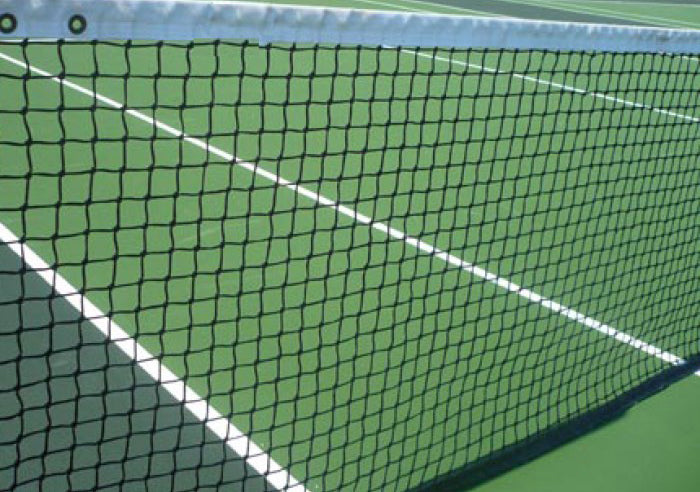 tennisnet met enkele topmaas ook dat koop je bij de Sportnettenshop