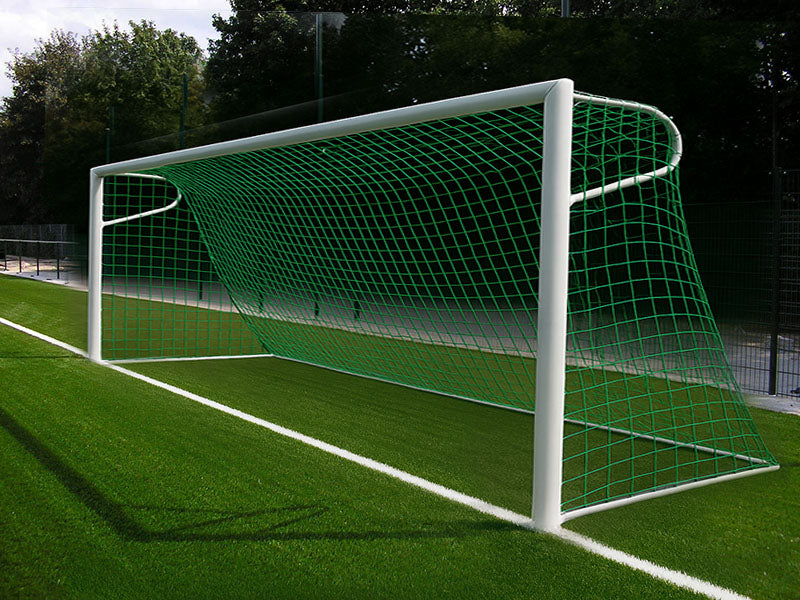 P-doel met groen net 7,5x2,5x0,8x2m 4mm draad dikte 120 mm maaswijdte