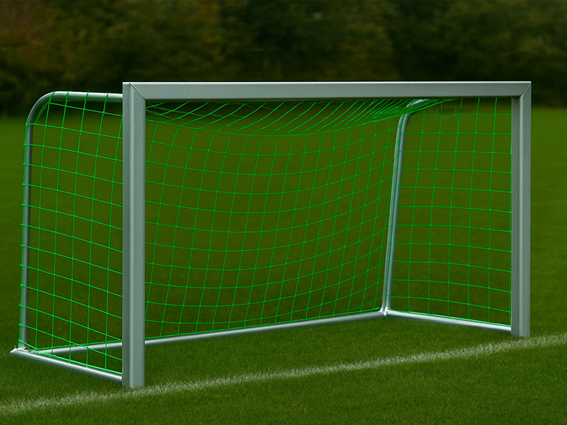 mini doel 3x1x0,8x0,8 m met groen doelnet