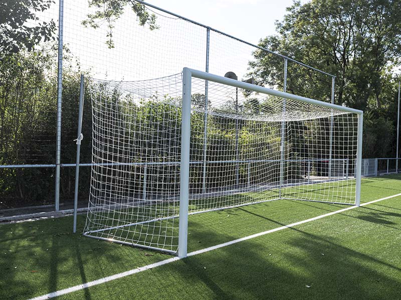 voetbaldoelnet kooi model met wit net