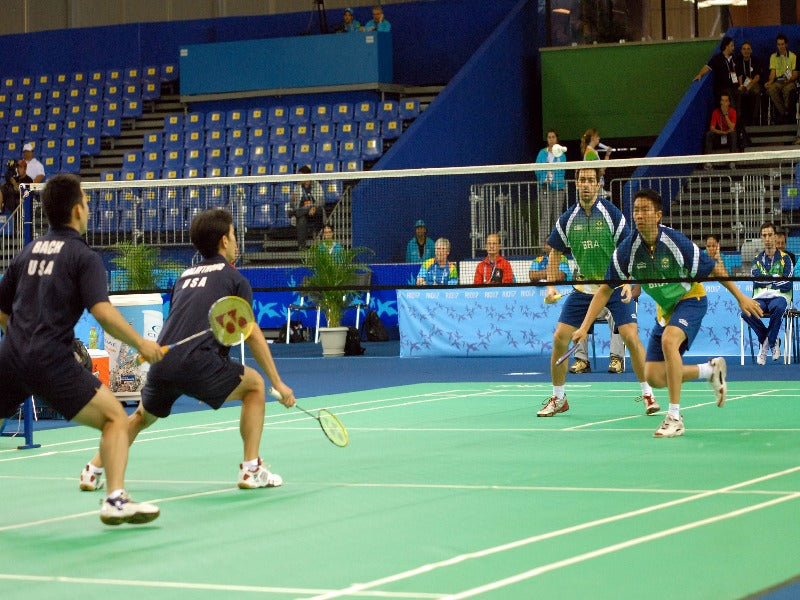 Badmintonnet, zwart